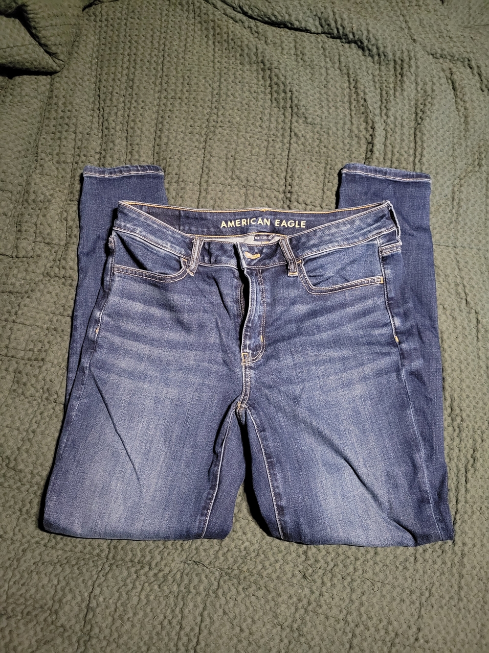 American Eagle Outfitters Women's Medium Blue Skinny Jeans